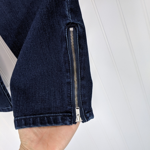 JESSICA SIMPSON Skinny Crop Ankle Zip Jeans Sz 30 - Picture 11 of 11